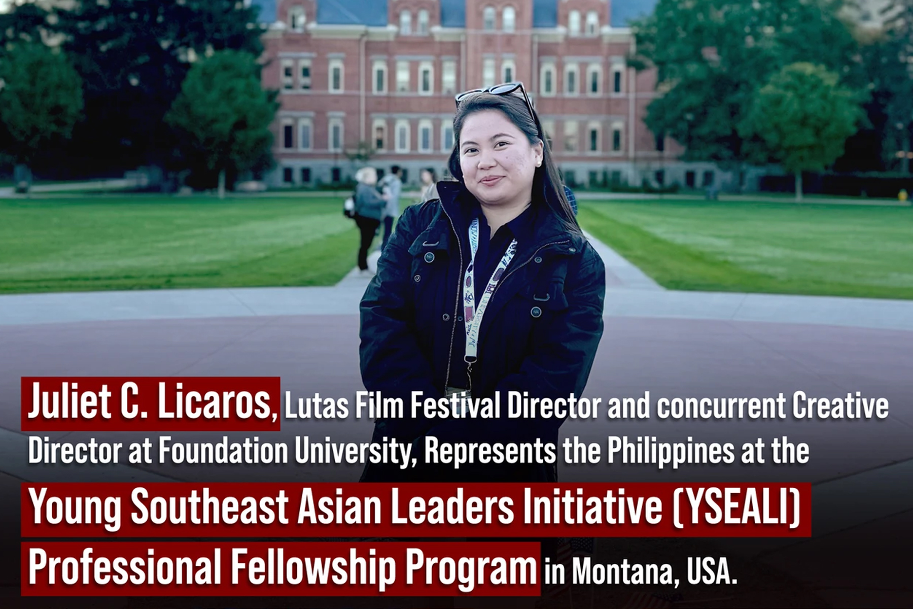 Director of the Creative Department Juliet Licaros Joins YSEALI Fellowship in the United States