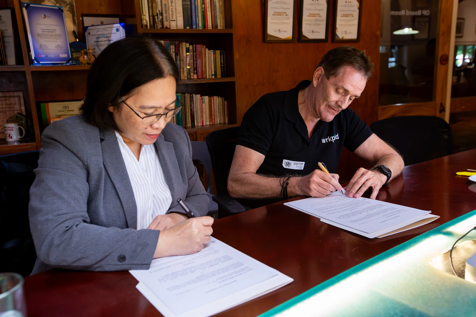 FU Signs MOA with Wrkpod for Contact Center Services Training NC II